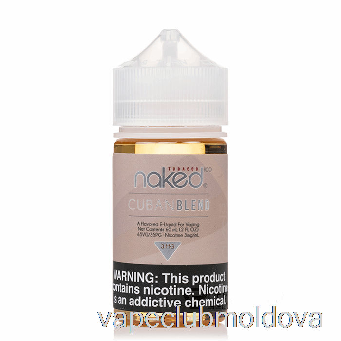 Kit Vape Pod Amestec Cuban - Naked 100 Tutun - 60ml 6mg
